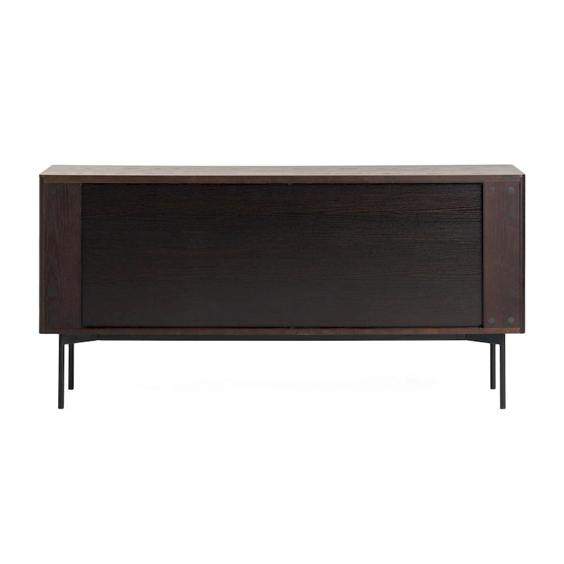 Buffet moderne en frêne fumé